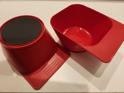 Magnetic hair tint color bowl