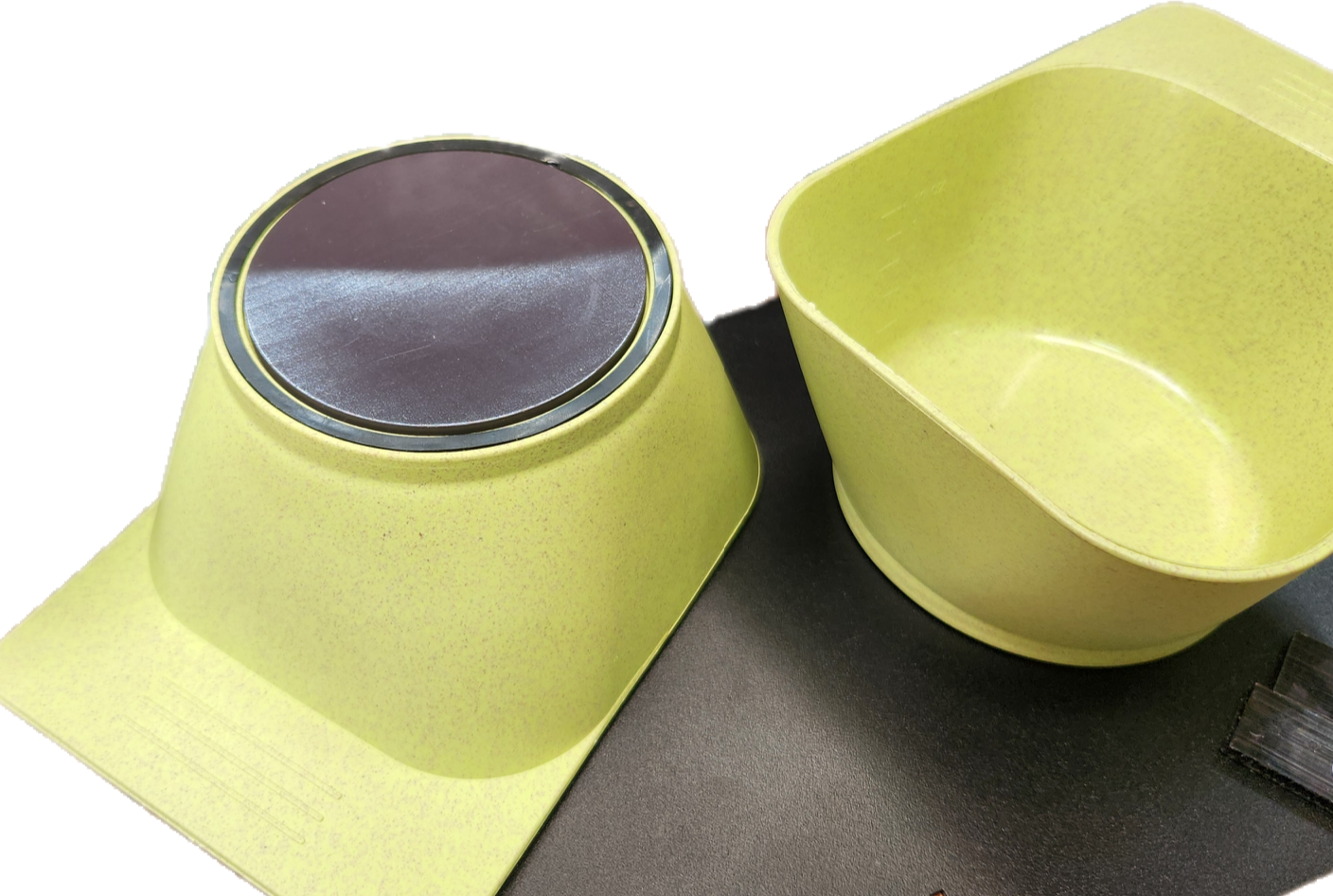 Magnetic hair color bowl, wheatstraw, eco friendly 