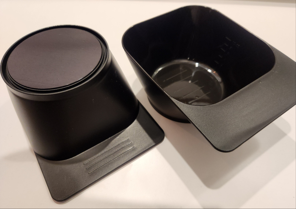 Magnetic hair tint color bowl